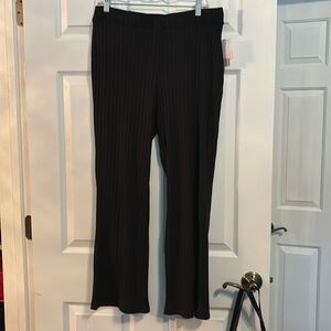 NWT NORDSTROM BP PANTS WIDE LEGS RIBBED FABRIC